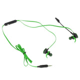 Max In-Ear Wired Stereo Game and Video Headset with Detachable Microphone green