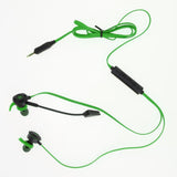 Max In-Ear Wired Stereo Game and Video Headset with Detachable Microphone green