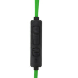 Max In-Ear Wired Stereo Game and Video Headset with Detachable Microphone green