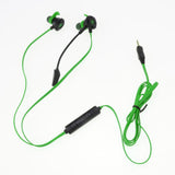 Max In-Ear Wired Stereo Game and Video Headset with Detachable Microphone green