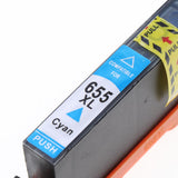 Max High Capacity Ink Cartridges Repalcement Part for Printer, 655XL Blue