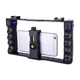 Maxbell Smartphone Video Rig Hot Shoe Camera Cage Filmmaking Stabilizer Hand Grip