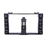 Maxbell Smartphone Video Rig Hot Shoe Camera Cage Filmmaking Stabilizer Hand Grip