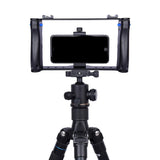 Maxbell Smartphone Video Rig Hot Shoe Camera Cage Filmmaking Stabilizer Hand Grip