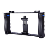 Maxbell Smartphone Video Rig Hot Shoe Camera Cage Filmmaking Stabilizer Hand Grip