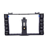 Maxbell Smartphone Video Rig Hot Shoe Camera Cage Filmmaking Stabilizer Hand Grip