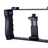 Maxbell Smartphone Video Rig Hot Shoe Camera Cage Filmmaking Stabilizer Hand Grip