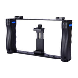 Maxbell Smartphone Video Rig Hot Shoe Camera Cage Filmmaking Stabilizer Hand Grip