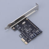 Max PCI Express to SATA3.0 2-Port SATA III Expansion Controller Adapter Card 6G