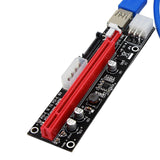Max USB 3.0 Express 1x to 16x PCI-E GPU Extender Riser Card Adapter Cable 6 Pin