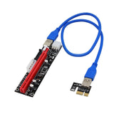 Max USB 3.0 Express 1x to 16x PCI-E GPU Extender Riser Card Adapter Cable 6 Pin