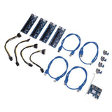 Max PCI E to USB 3.0 HUB PCI Express Expansion Card Adapter 4 Ports 5Gbps Speed