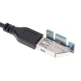 Max PCI-E to PCI-E Extension Cable 0.3M for Limited Space Installation (UEX101)