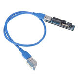 Max Mini PCI-E Graphics Extension for GPU Mining Powered Riser Adapter Card,USB