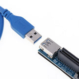 Max Mini PCI-E Graphics Extension for GPU Mining Powered Riser Adapter Card,USB