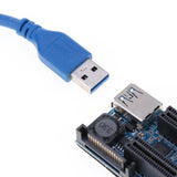 Max PCI-E X1 to Dual 4X Extension Cable 0.6M for Limited Space Install (UEX105)