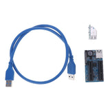 Max PCI-E X1 to Dual 4X Extension Cable 0.6M for Limited Space Install (UEX105)