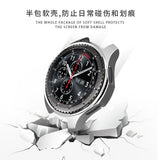 Max Protective Case Cover Shell for Samsung Galaxy Watch 42mm Silver