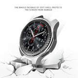 Max Protective Case Cover Shell for Samsung Galaxy Watch 42mm Silver