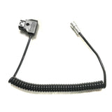 Max D-Tap Male to 4 Pin Female Aviation Connector Power Supply Spring Cable