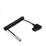 Max D-Tap Male to 4 Pin Female Aviation Connector Power Supply Spring Cable
