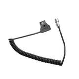 Max D-Tap Male to 4 Pin Female Aviation Connector Power Supply Spring Cable