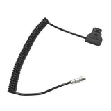 Max D-Tap Male to 4 Pin Female Aviation Connector Power Supply Spring Cable