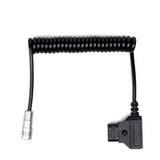 Max D-Tap Male to 4 Pin Female Aviation Connector Power Supply Spring Cable