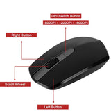 Maxbell Wireless Optical Mouse 2.4GHz with Type-C Receiver DPI Adjustment for Laptop