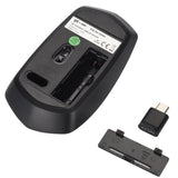 Maxbell Wireless Optical Mouse 2.4GHz with Type-C Receiver DPI Adjustment for Laptop