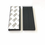 Max Computer Graphics Card Cooler Sink Strip Memory Chip Fin Radiator w/Adhesive