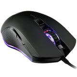 Max 7 Buttons Wired Gaming Mouse With Wolf Patten Colorful Breathing Lights