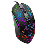 Max G819 Mechanical Wired Game Mouse RGB Lighting Optoelectronic Mouse