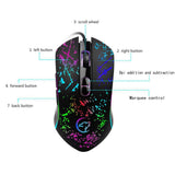 Max G819 Mechanical Wired Game Mouse RGB Lighting Optoelectronic Mouse