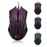 Max G820 Wired Game Mouse 7 Colors Lighting Optoelectronic Mouse
