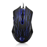 Max G820 Wired Game Mouse 7 Colors Lighting Optoelectronic Mouse