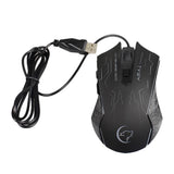 Max G820 Wired Game Mouse 7 Colors Lighting Optoelectronic Mouse