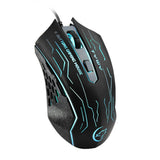 Max G820 Wired Game Mouse 7 Colors Lighting Optoelectronic Mouse