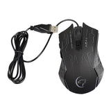 Max G820 Wired Game Mouse 7 Colors Lighting Optoelectronic Mouse