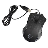 Max G820 Wired Game Mouse 7 Colors Lighting Optoelectronic Mouse