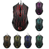 Max G820 Wired Game Mouse 7 Colors Lighting Optoelectronic Mouse