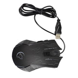 Max G820 Wired Game Mouse 7 Colors Lighting Optoelectronic Mouse