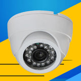 Max 1200TVL Dome Security Camera, Day Night Vision 24 Ir LEDs for Indoor, White