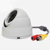 Max 1200TVL Dome Security Camera, Day Night Vision 24 Ir LEDs for Indoor, White