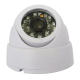 Max 1200TVL Dome Security Camera, Day Night Vision 24 Ir LEDs for Indoor, White