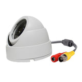 Max 1200TVL Dome Security Camera, Day Night Vision 24 Ir LEDs for Indoor, White