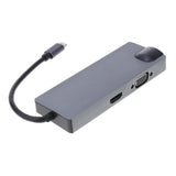 Max Maxb Slim Type-C HUB to HDMI 4K VGA Adapter For SD/Micro SD Card Reader