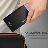Maxbell 2.5inch Ultra Thin USB3.0 Portable External Hard Drive Storage-Black 2T