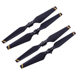 Max 4 Pairs Low-noise Foldable Quick Release Propellers for DJI Mavic Pro Golden