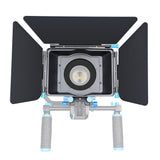 Max DSLR Rig Matte Box 15mm Rail Rod Supporter M4 with 3 Aluminium Flags